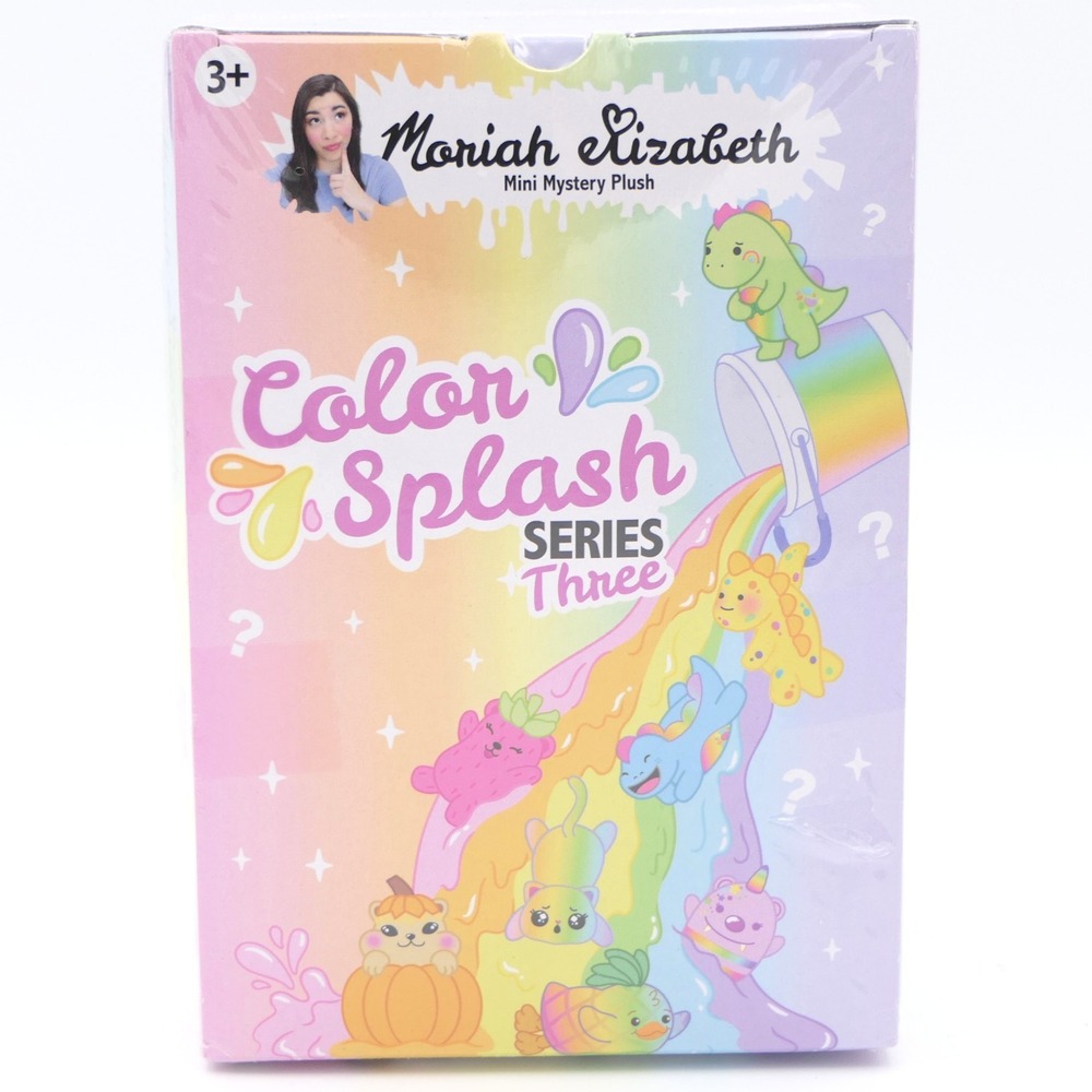 Moriah Elizabeth Mini Mystery Plush Color Splash Series Three Sealed Blind Box